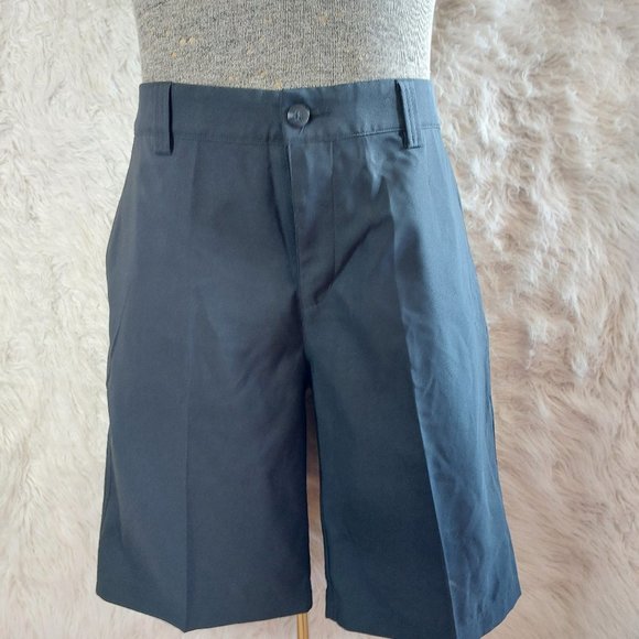Adidas Climate Men's Black Flat Front Golf Shorts Size 34 - Picture 1 of 10